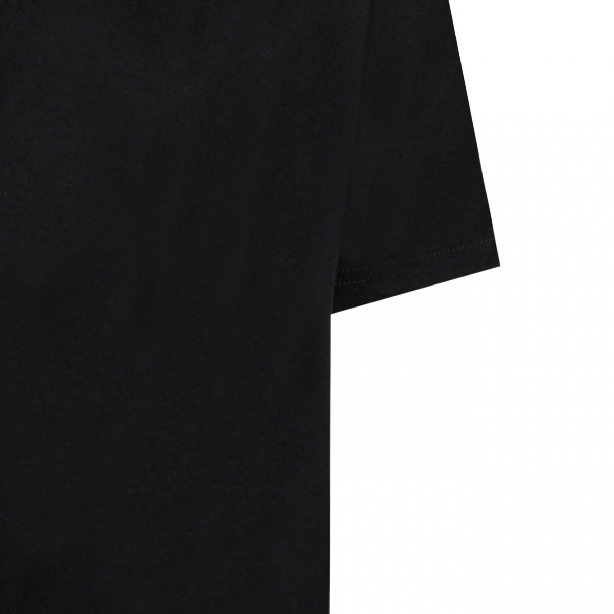 Black Draped T-Shirt