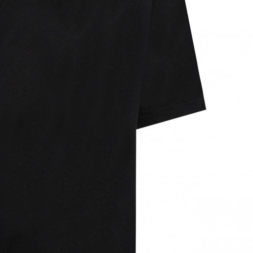 Black Draped T-Shirt