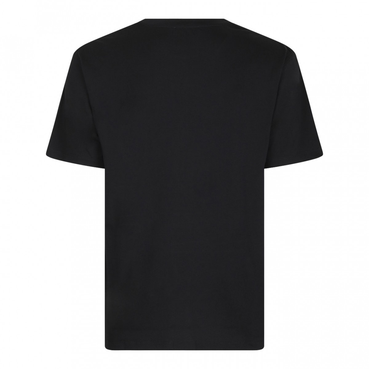 Black Flocked Coin T-Shirt