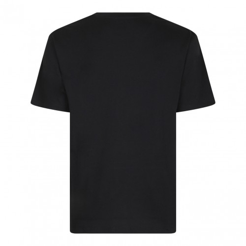 Black Flocked Coin T-Shirt