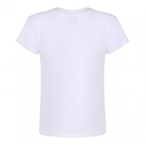 White Slogan Print T-Shirt