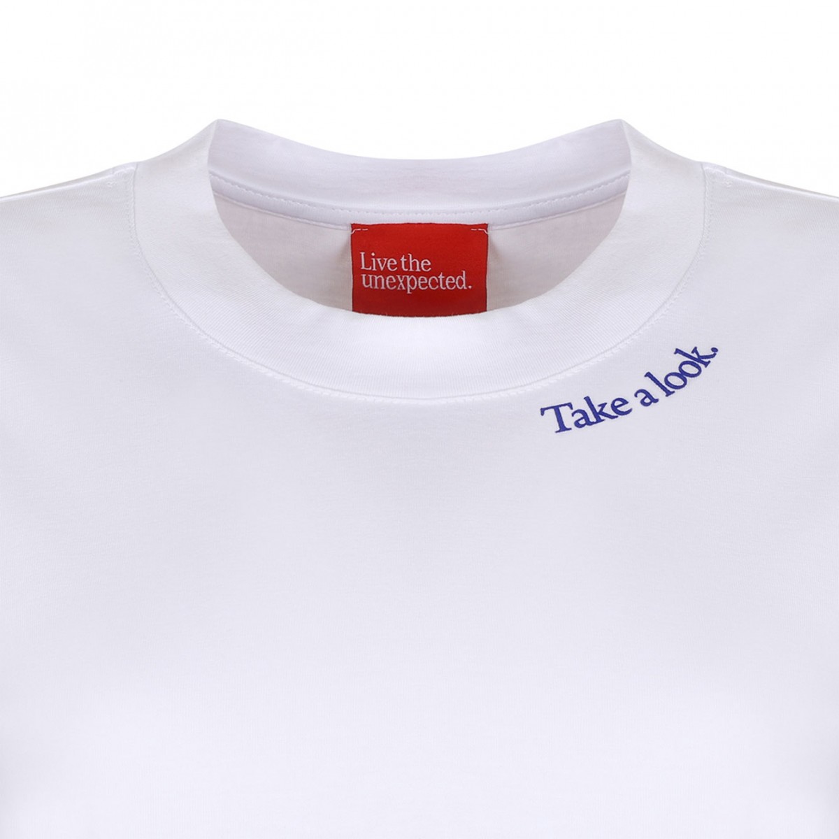 White Slogan Print T-Shirt