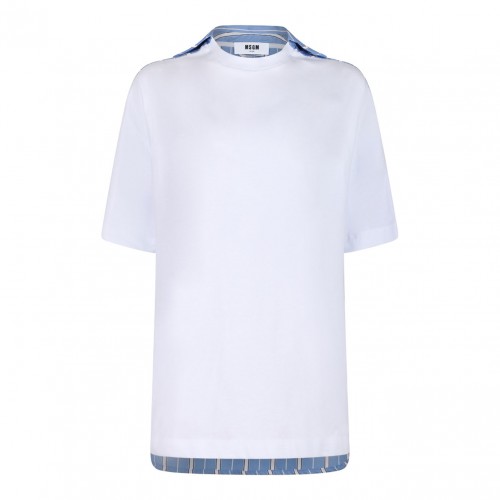 White and Blue T-Shirt