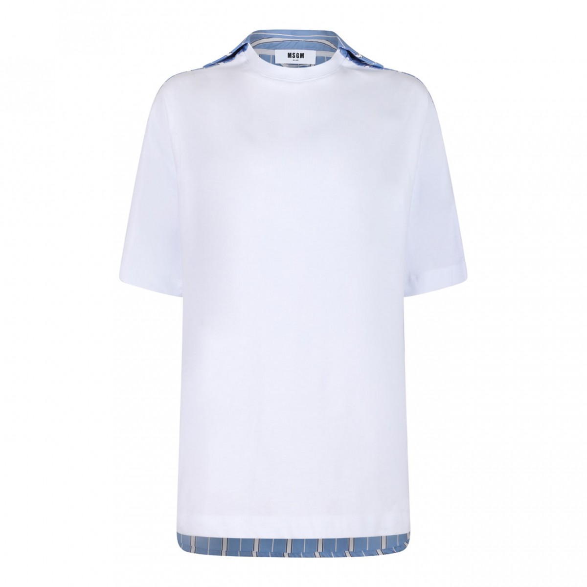 White and Blue T-Shirt
