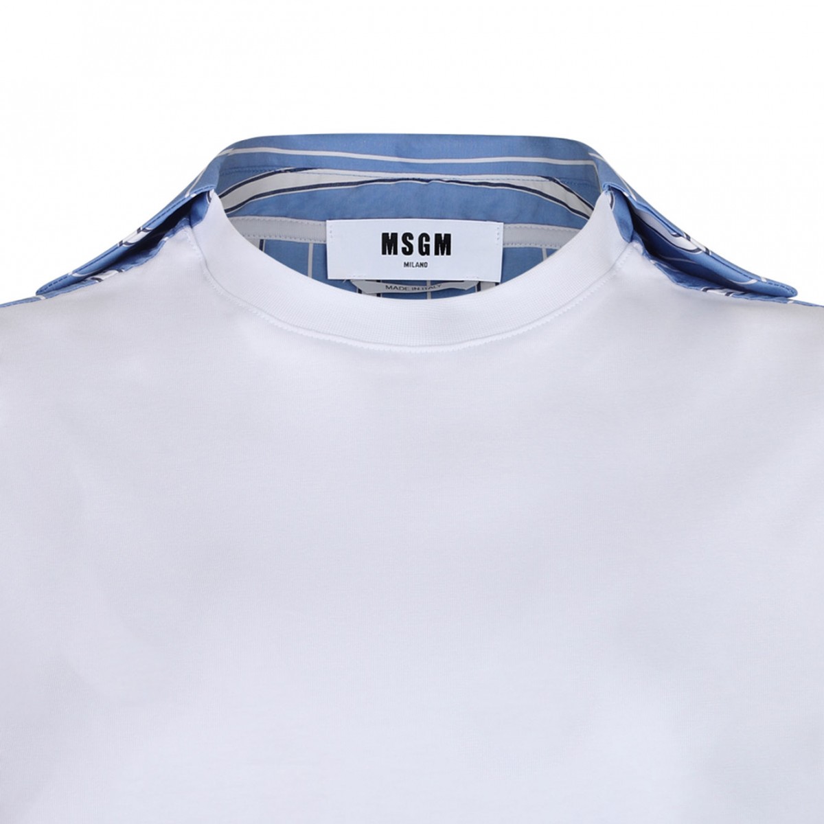 White and Blue T-Shirt