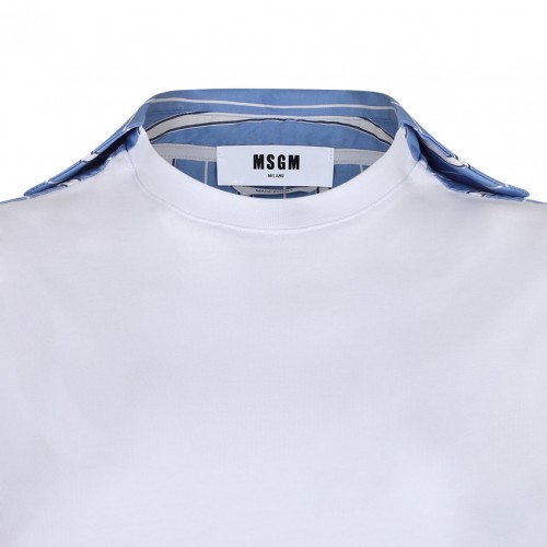 White and Blue T-Shirt