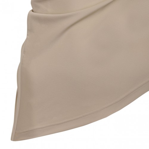 Sand Beige Draped Top