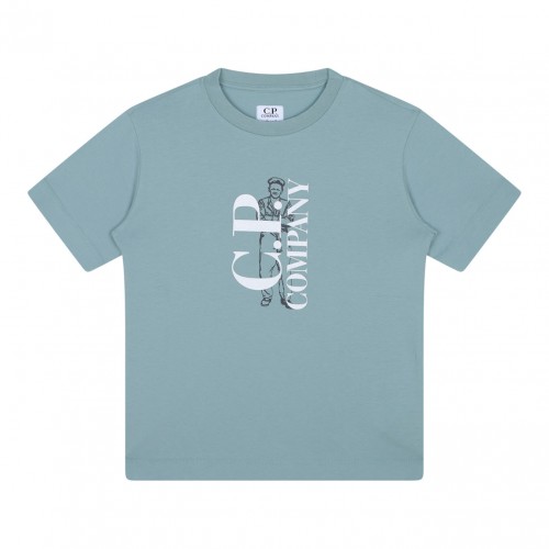 Lagoon Green Logo Print T-Shirt