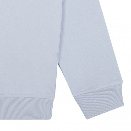 Pale Blue Hooded Sweatshirt