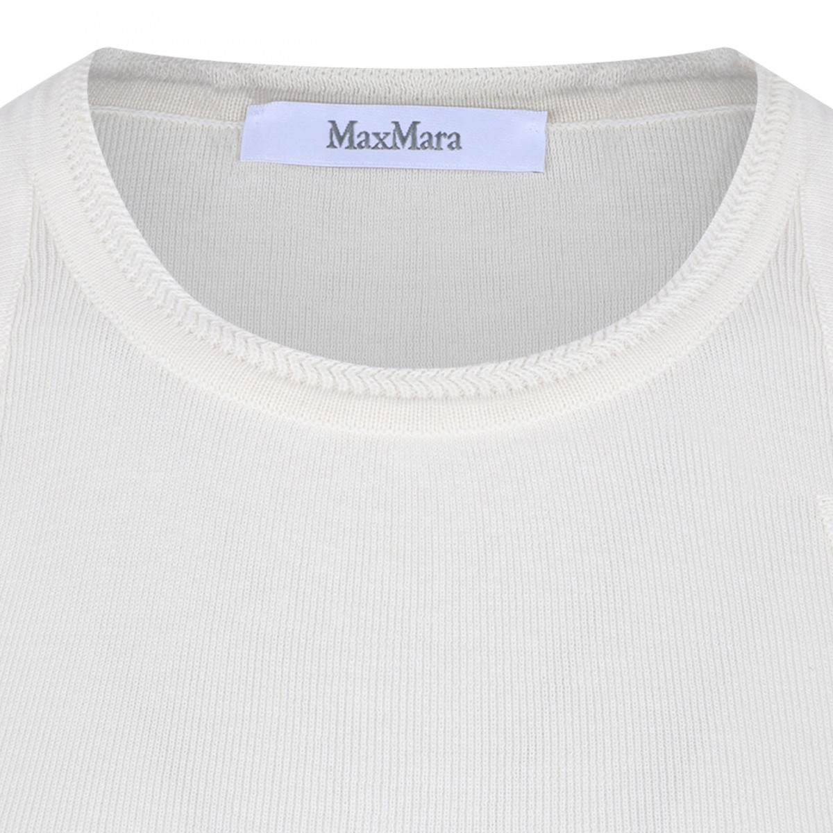 Ivory White Yarn Top