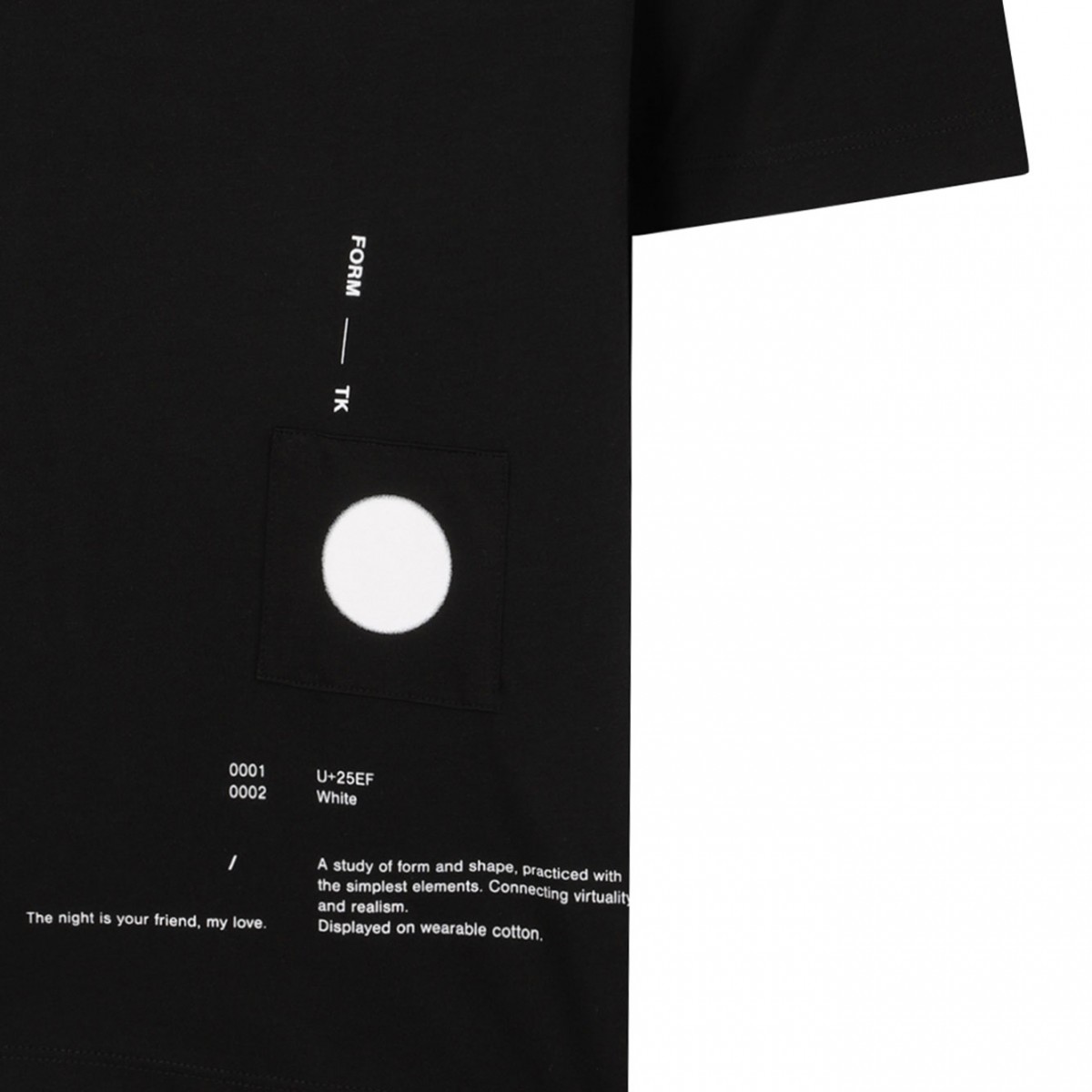 Black Graphic Print T-Shirt