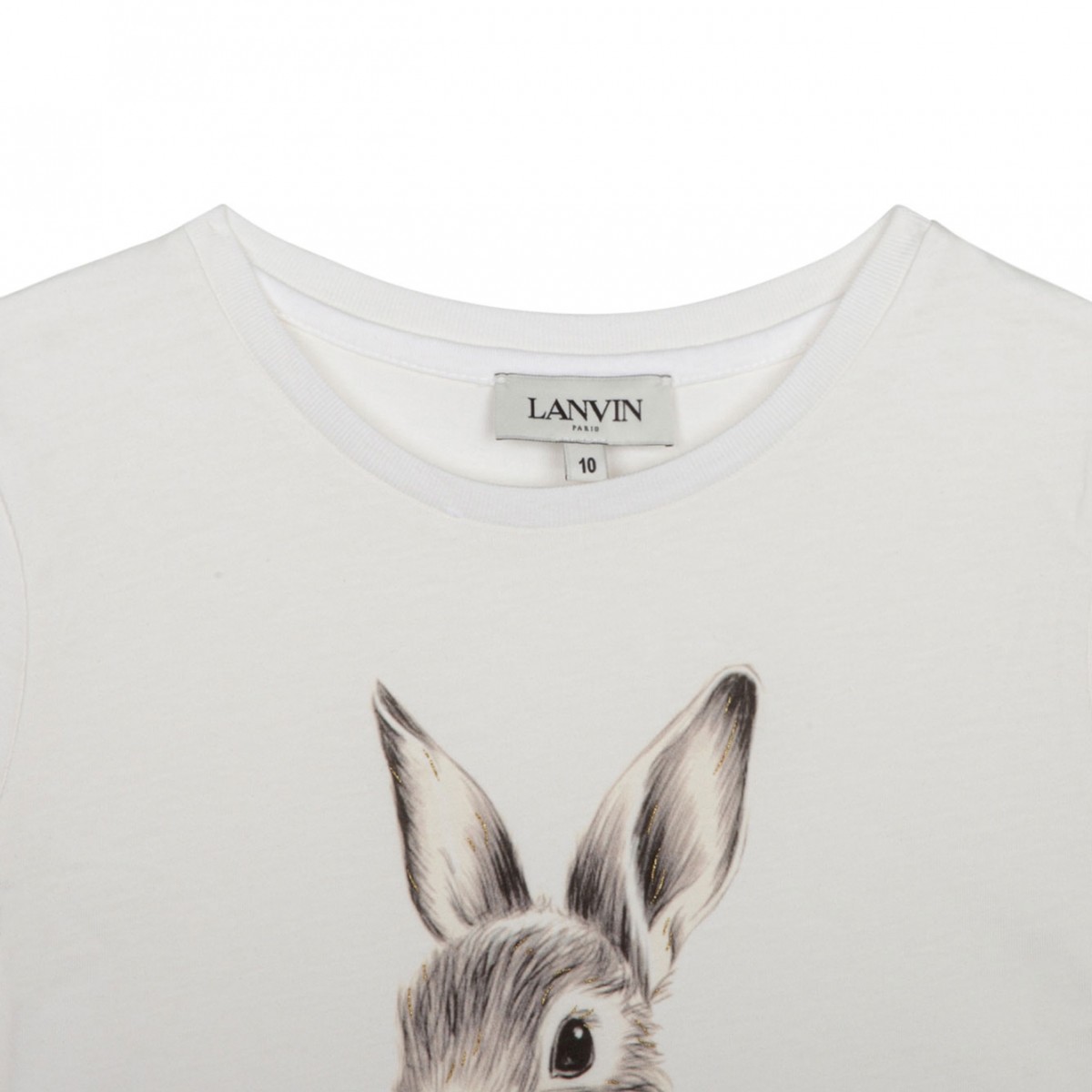 Lanvin Botanica Rubbit Print T-Shirt