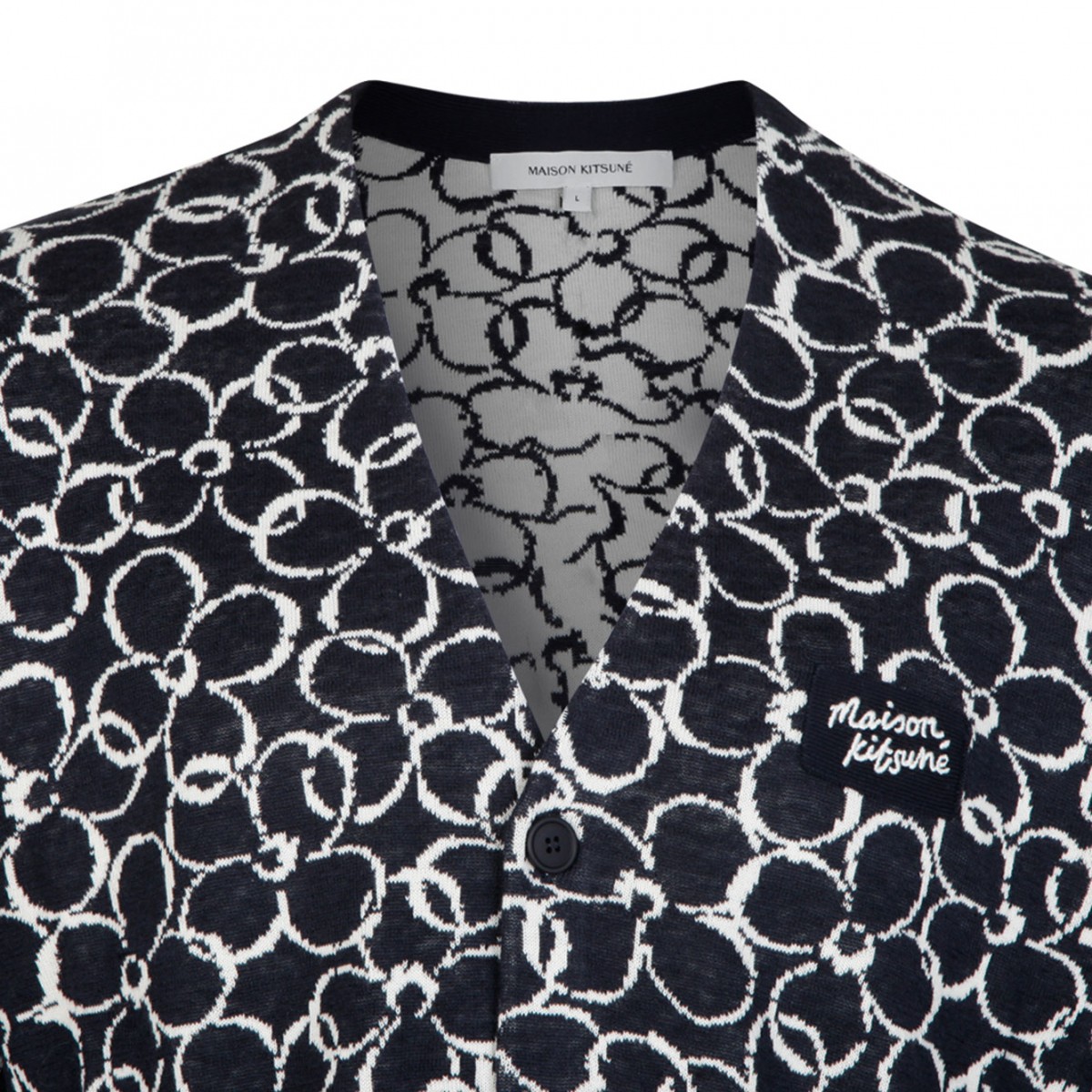 Abstract Daisy Cardigan