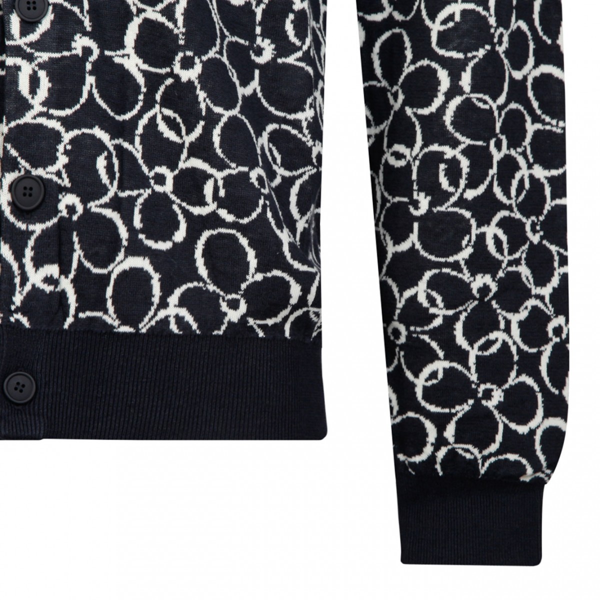 Abstract Daisy Cardigan