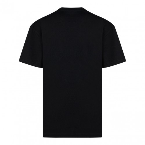 Black Embroidered Logo T-Shirt 2