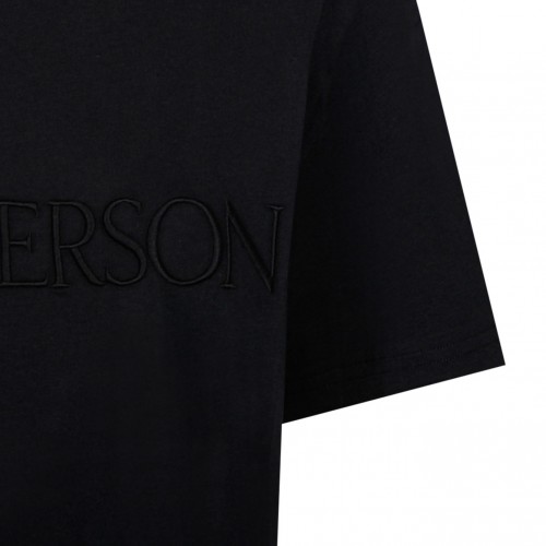 Black Embroidered Logo T-Shirt