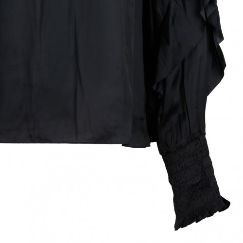 Black Seila Blouse