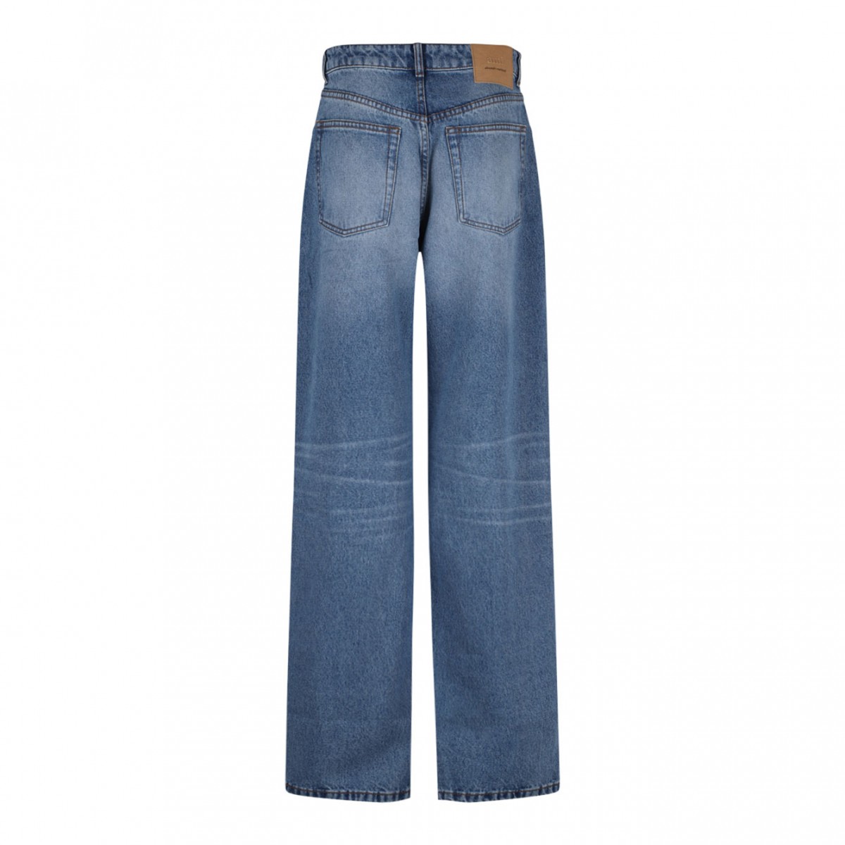 Blue Wide Leg Jeans