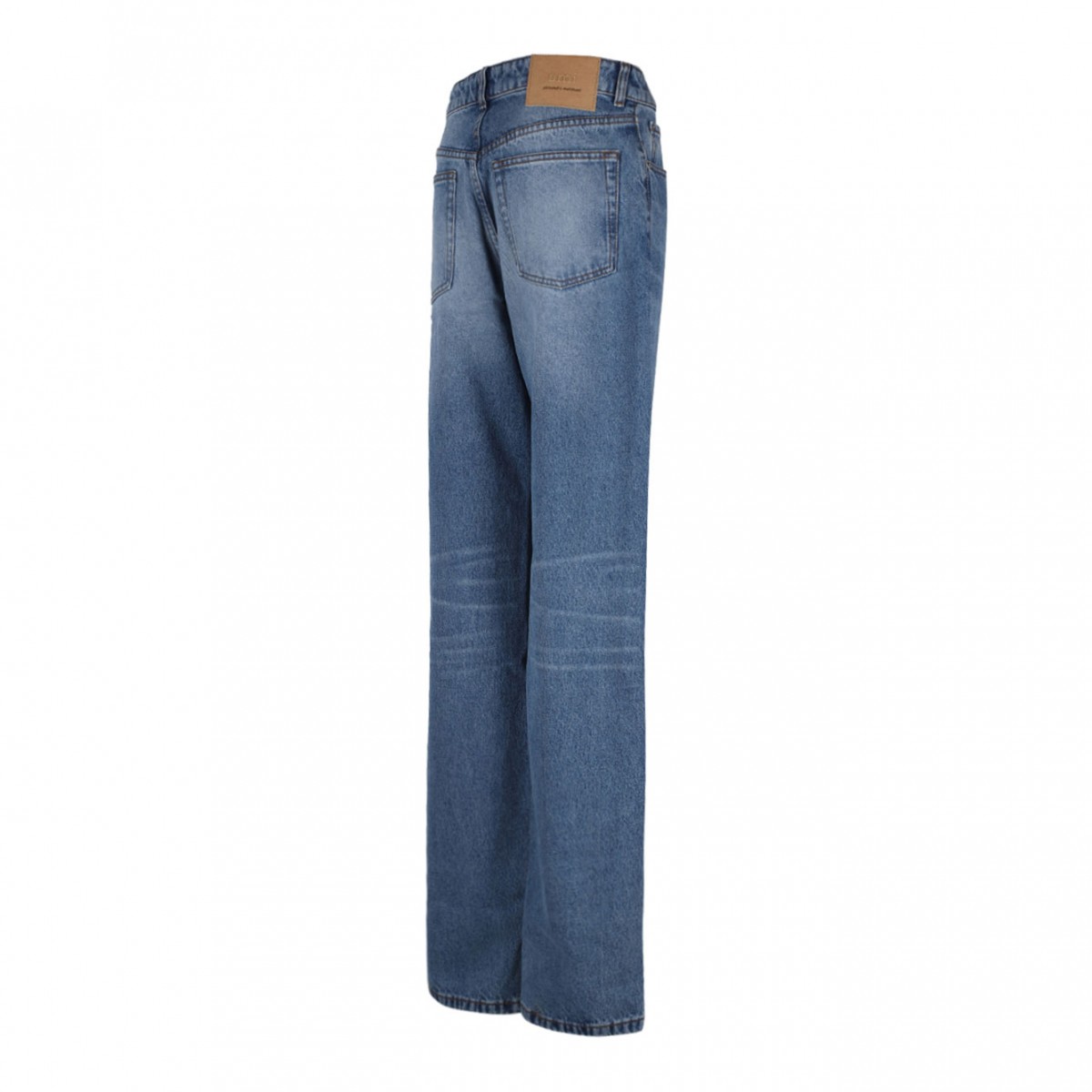 Blue Wide Leg Jeans