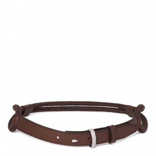 Brown Ropeloop Leather Belt