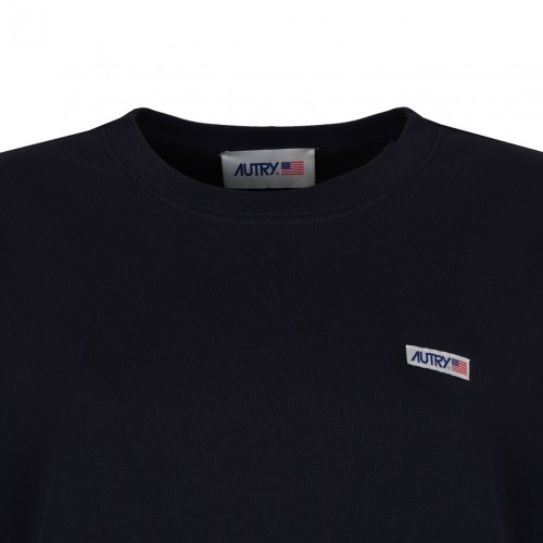 Blue Logo Patch Sweatshirt
