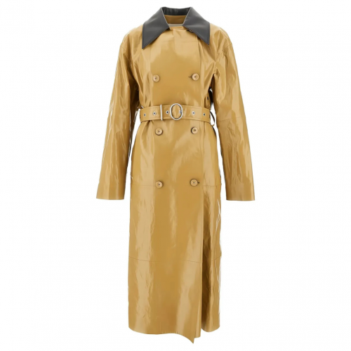 Coated Finish Trench Coat