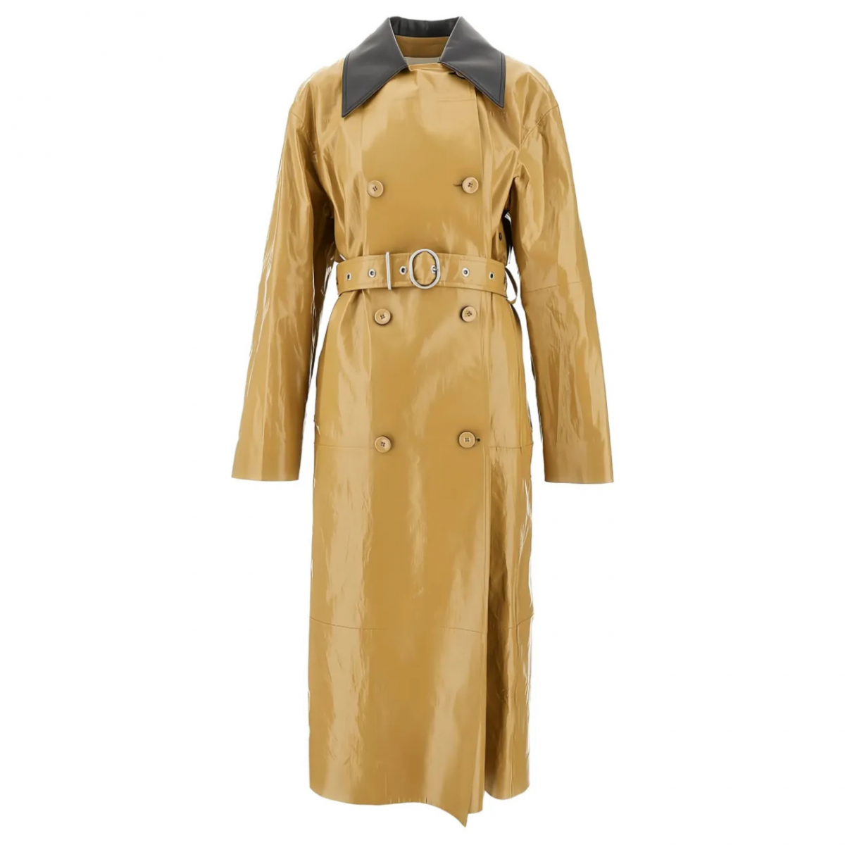 Coated Finish Trench Coat