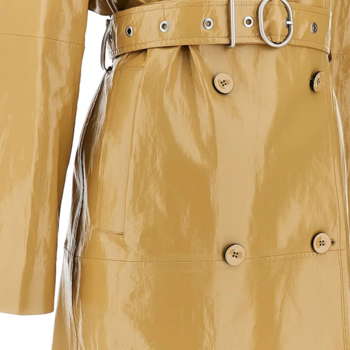 Coated Finish Trench Coat