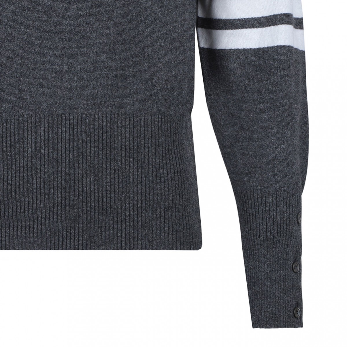 Grey 4-Bar Pullover