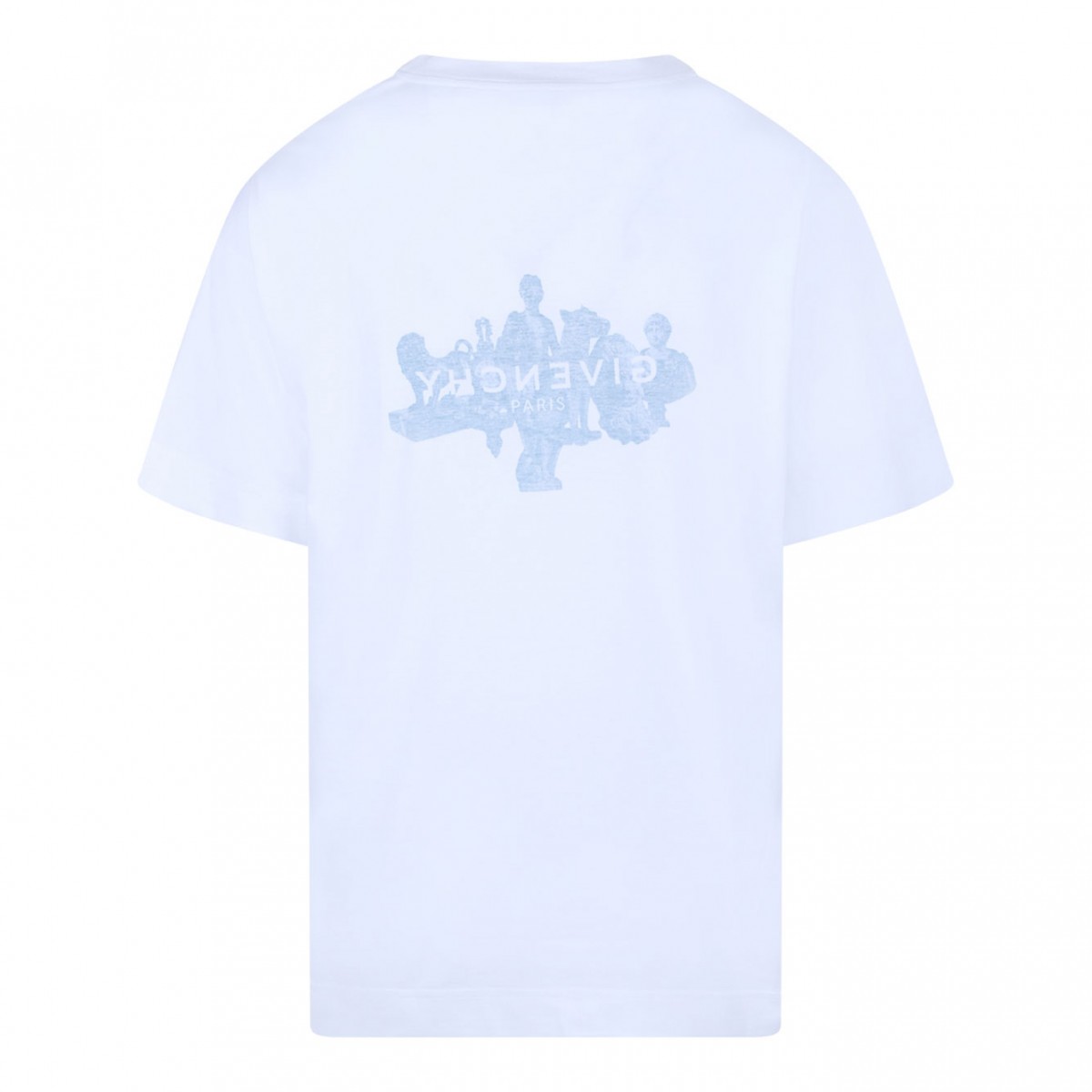 White Logo Print T-Shirt