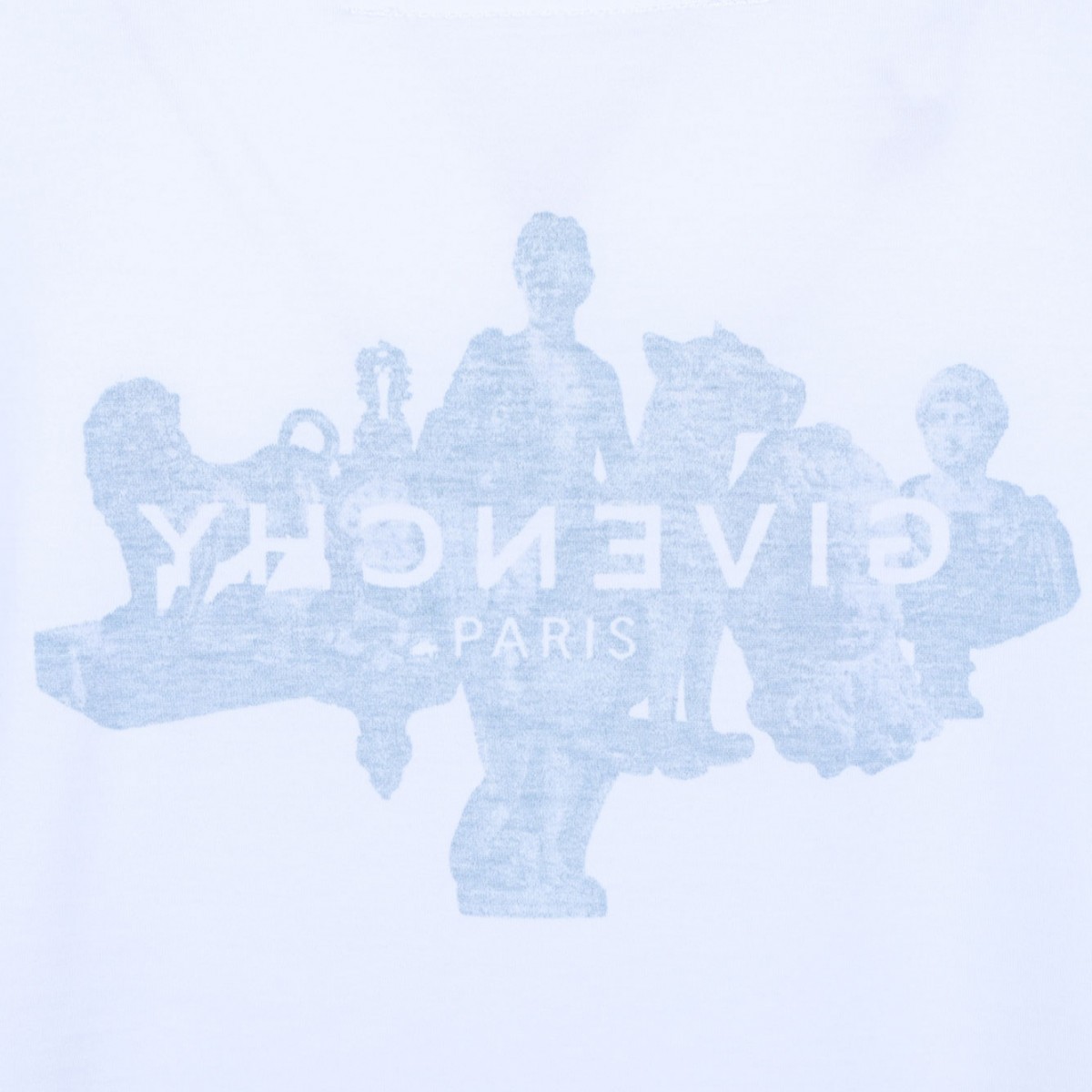 White Logo Print T-Shirt