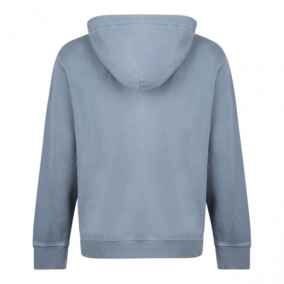 Light Blue Logo Embroidered Hoodie