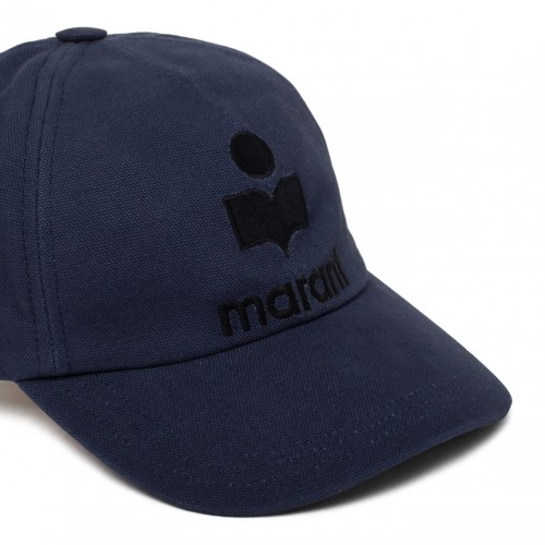 Slate Blue Cotton Baseball Cap 2