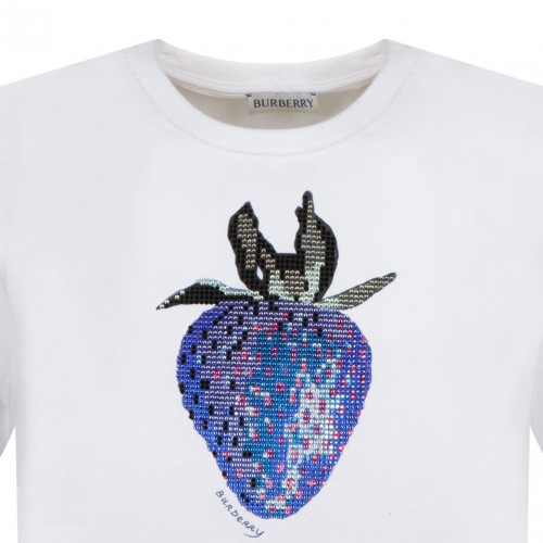 White Graphic Print T-Shirt