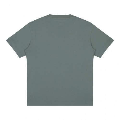 Military Green Logo Print T-Shirt