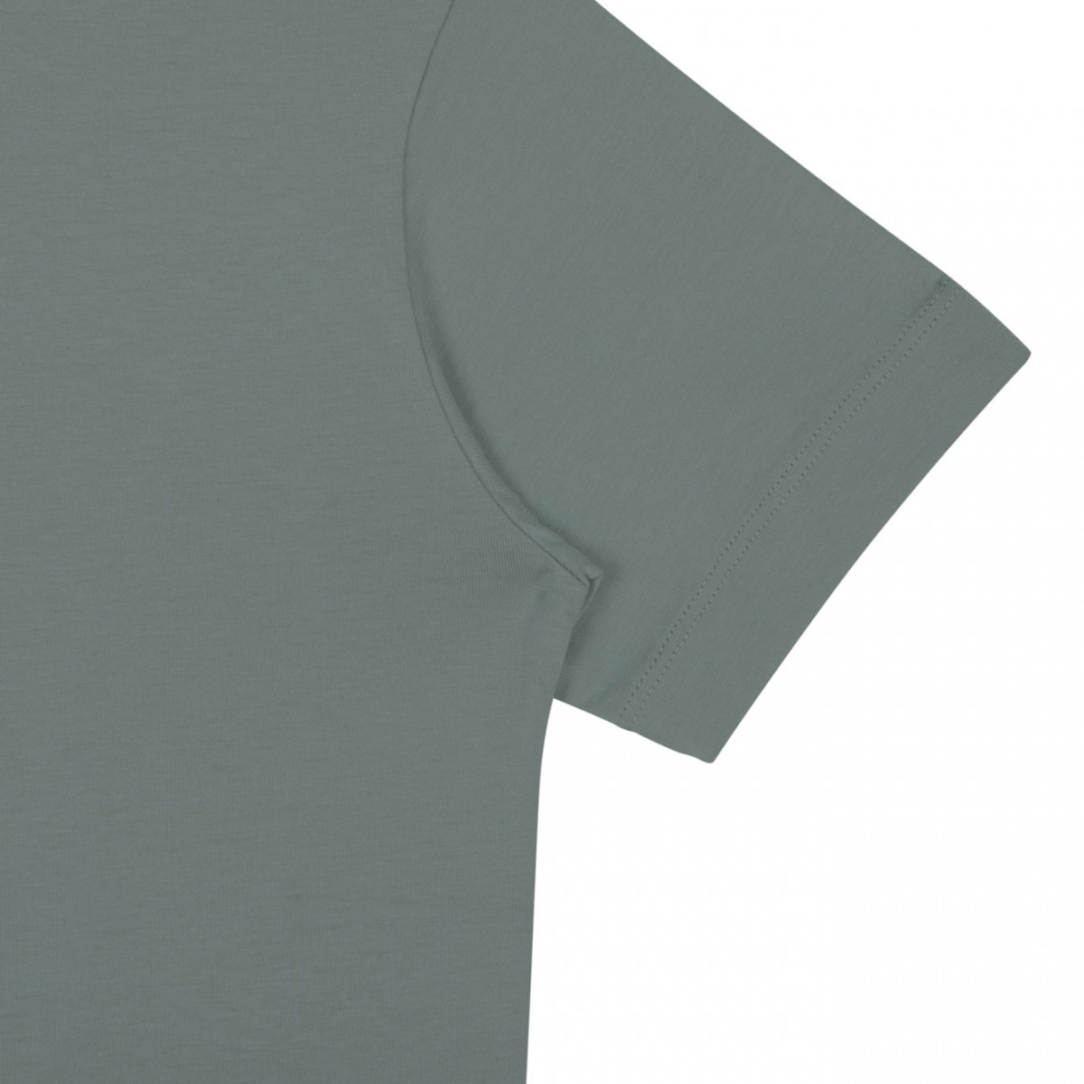 Military Green Logo Print T-Shirt