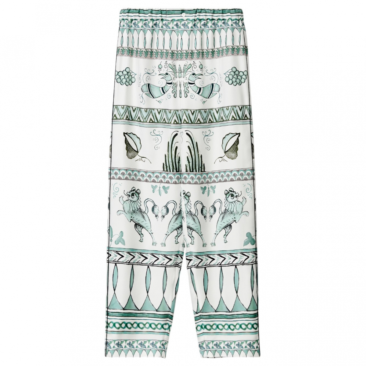 Graphic Print Trousers