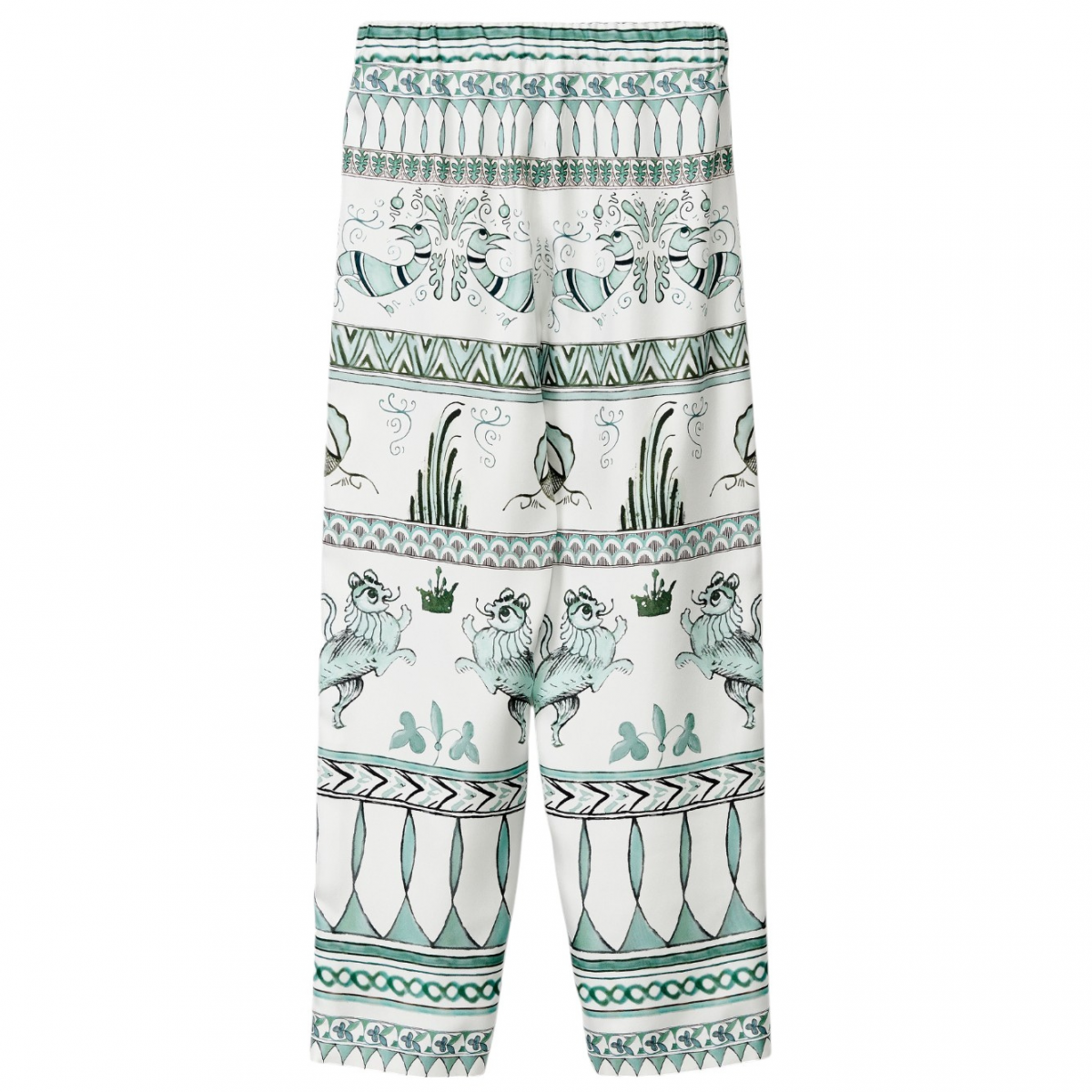 Graphic Print Trousers