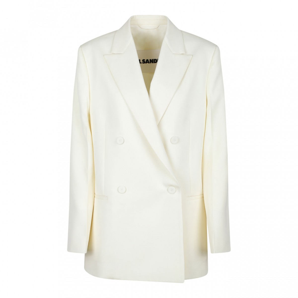 Ecru Double Breasted Blazer