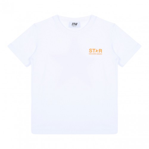 Optic White Logo Print T-Shirt