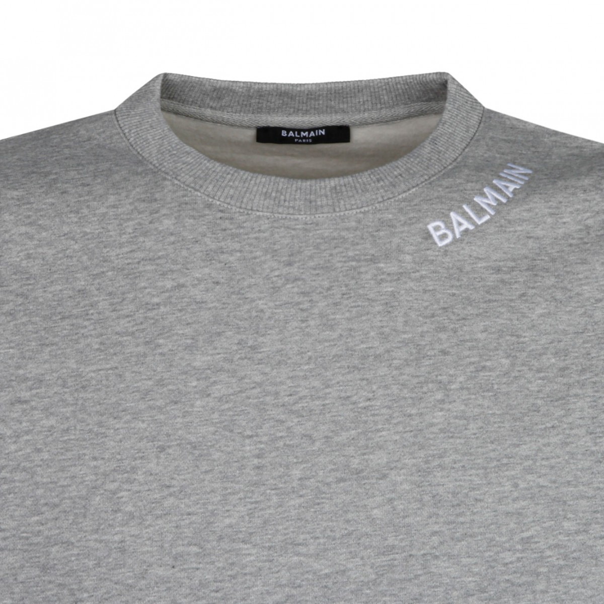 Grey Embroidered Sweater