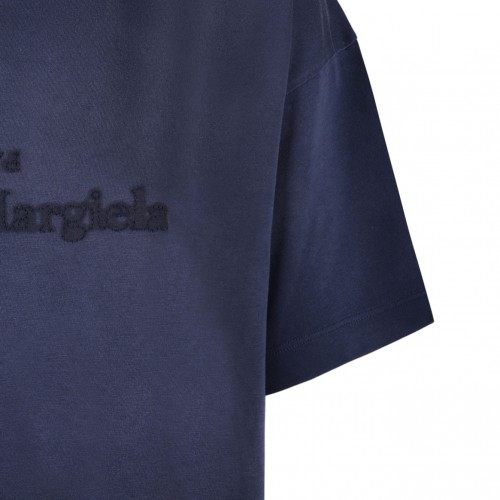 Blue Reverse Logo T-Shirt