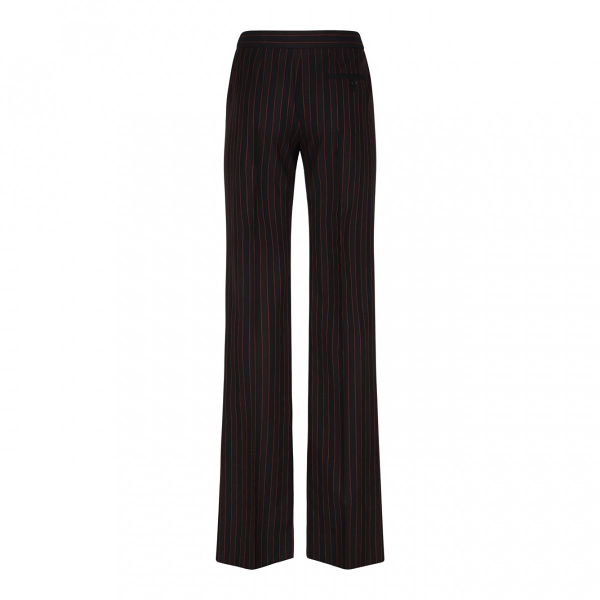 Black Pinstriped Trousers