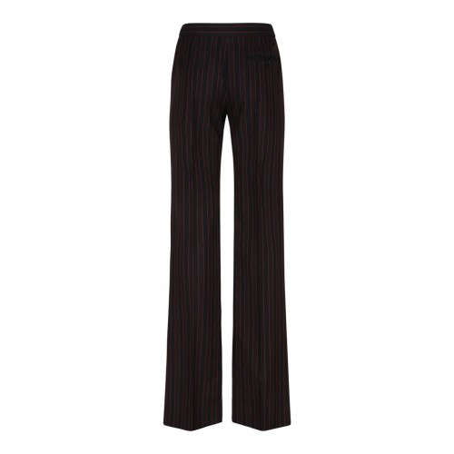 Black Pinstriped Trousers