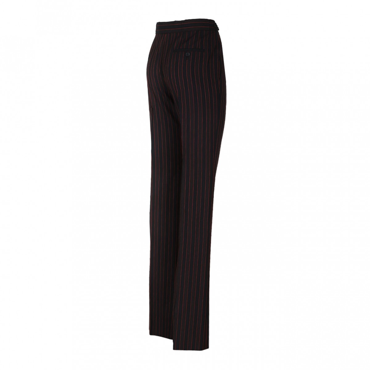 Black Pinstriped Trousers