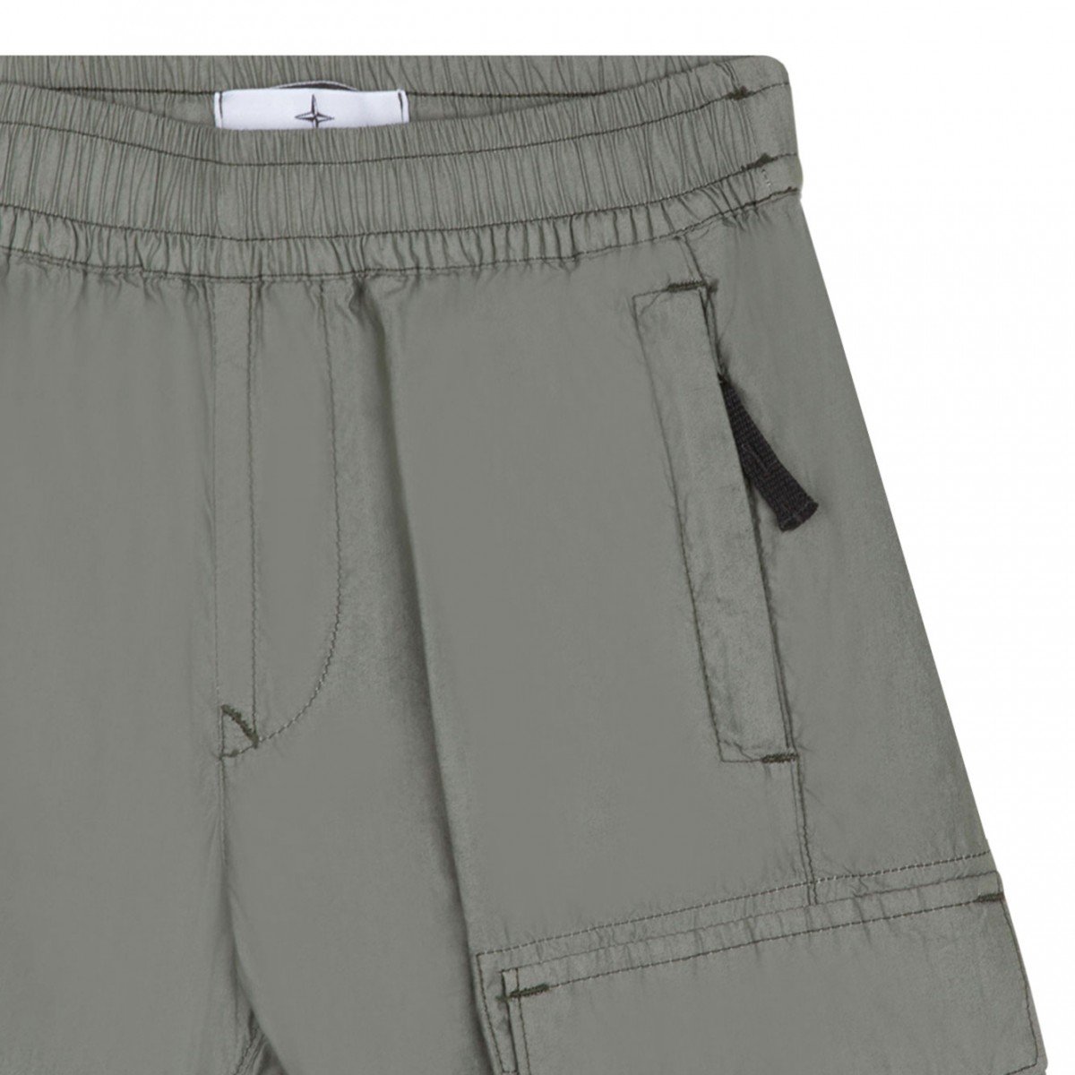 Olive Green Cargo Shorts