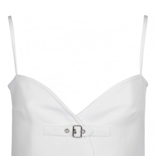 White Ellipse Twill Top