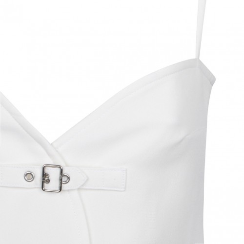 White Ellipse Twill Top