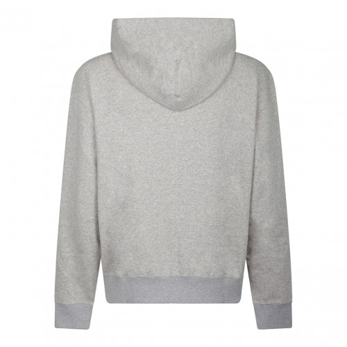 Grey Logo Patch Cardigan