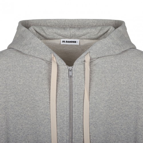 Grey Logo Patch Cardigan